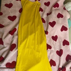 Vibrant Yellow Maxi Dress